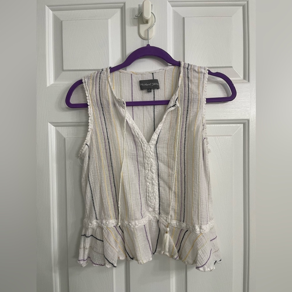 White summer top size = medium